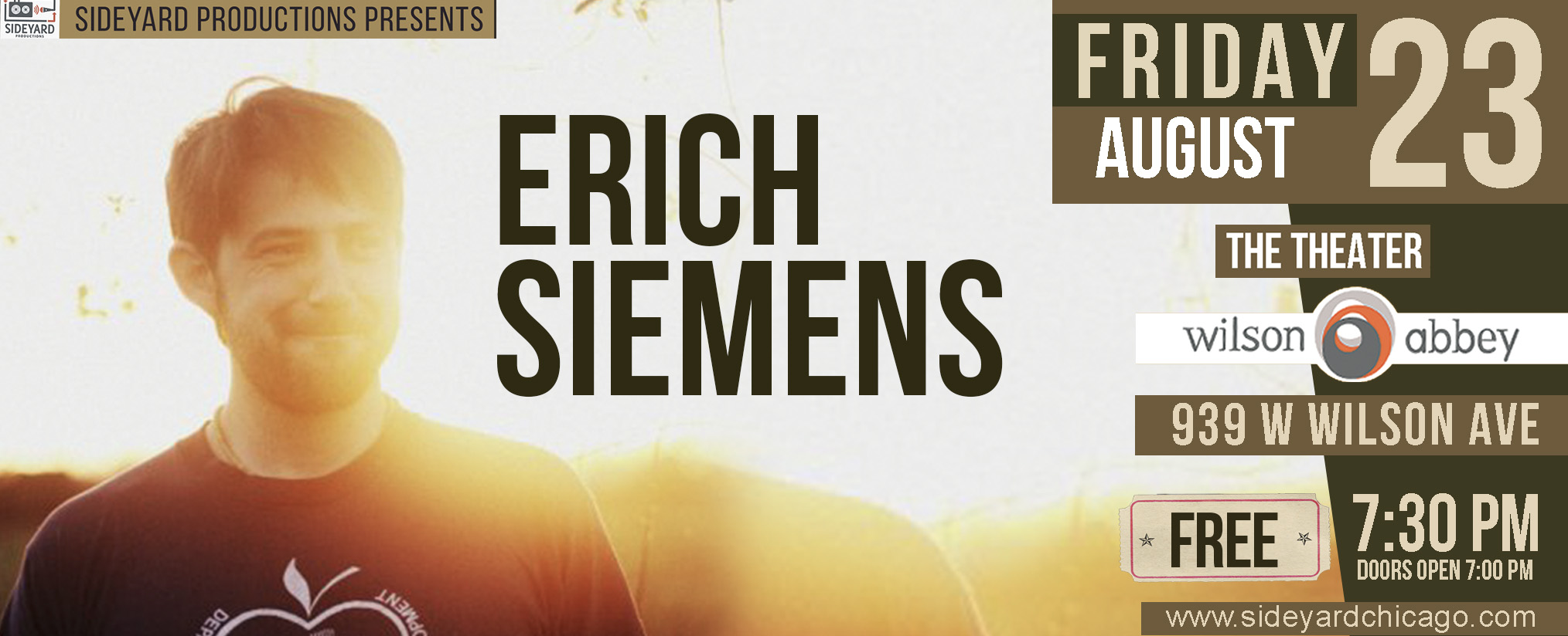 Erich Siemens Concert Wilson Abbey